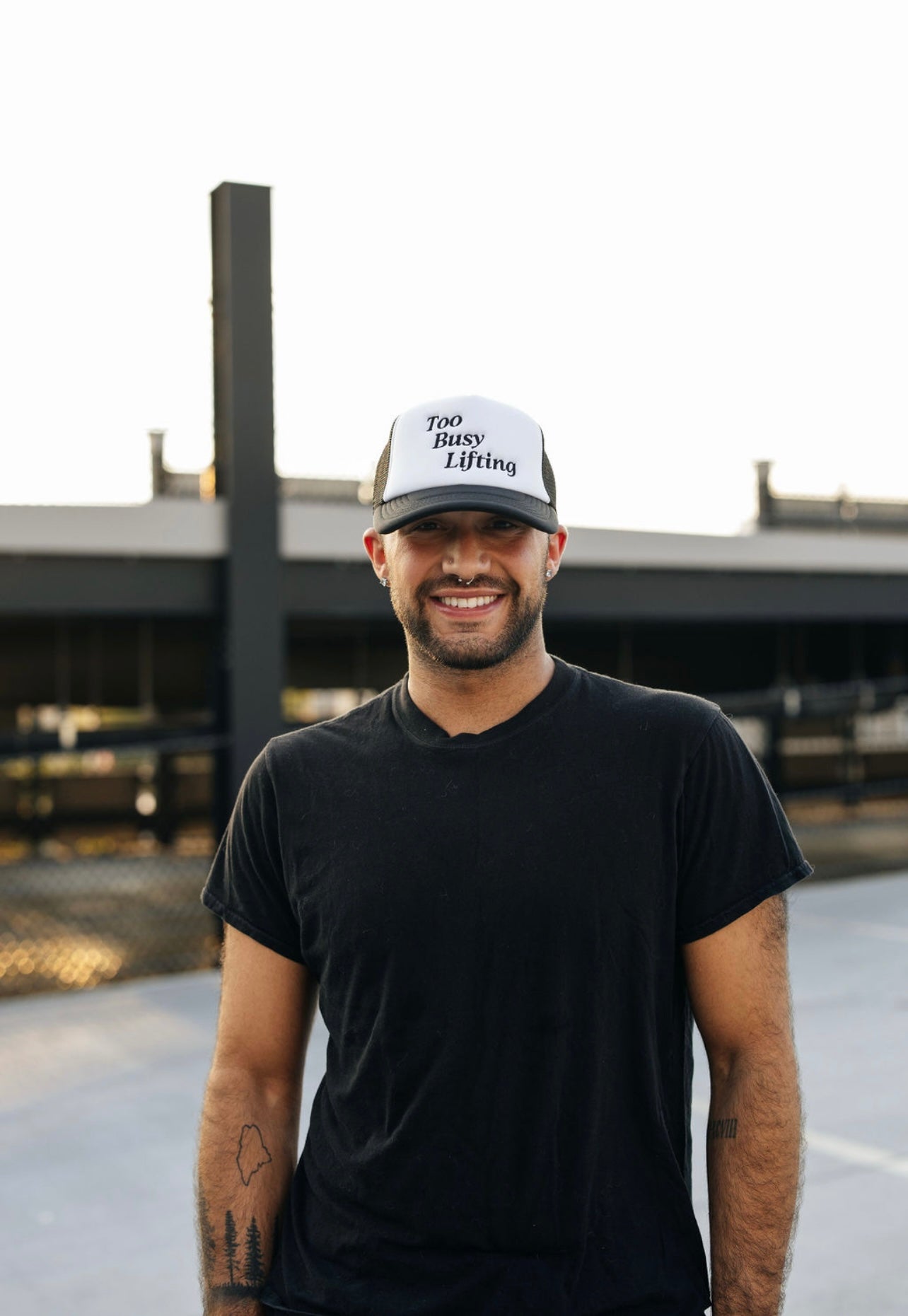 "Too Busy Lifting" Trucker Hat