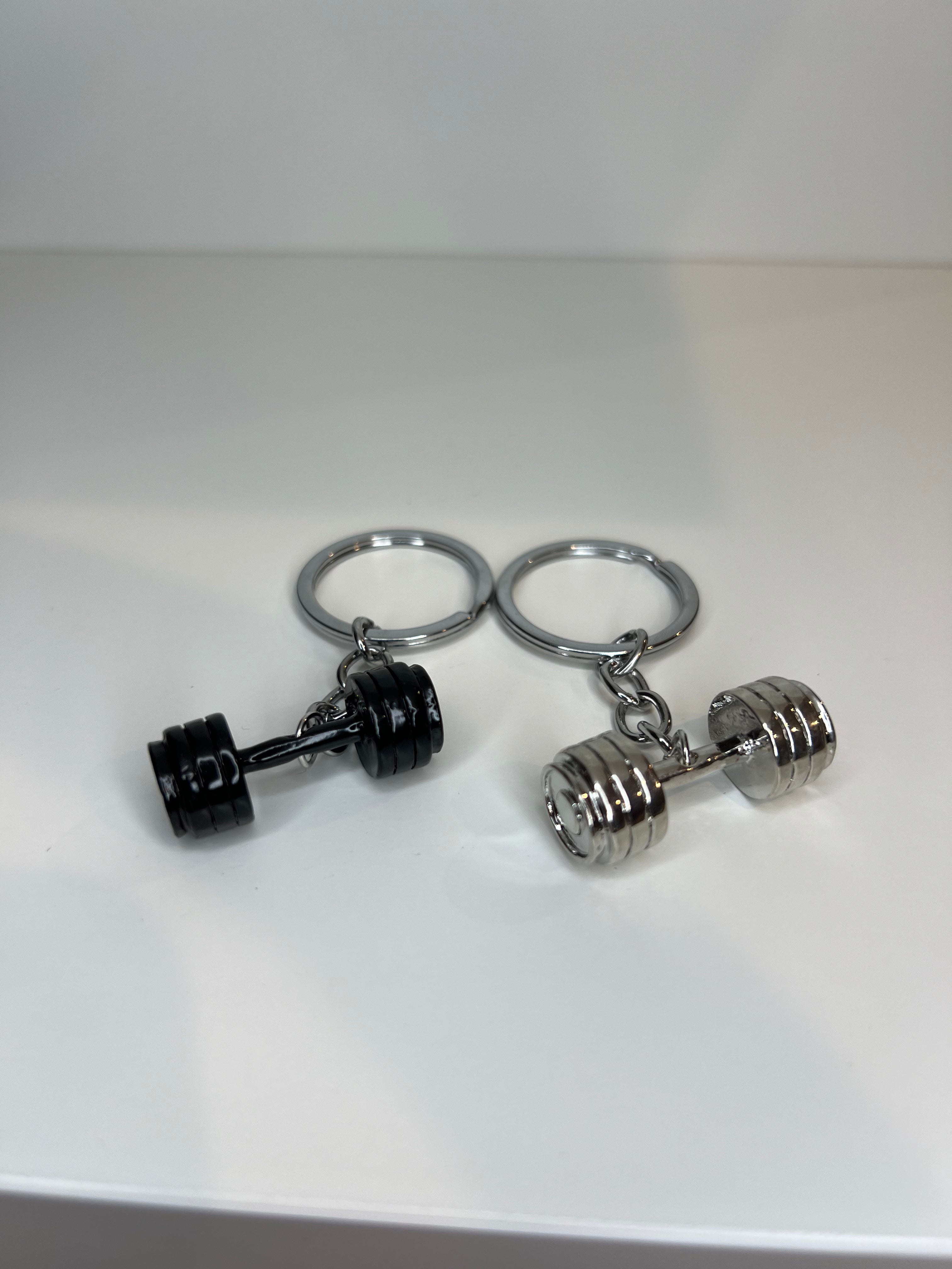 Dumbbell Keychain