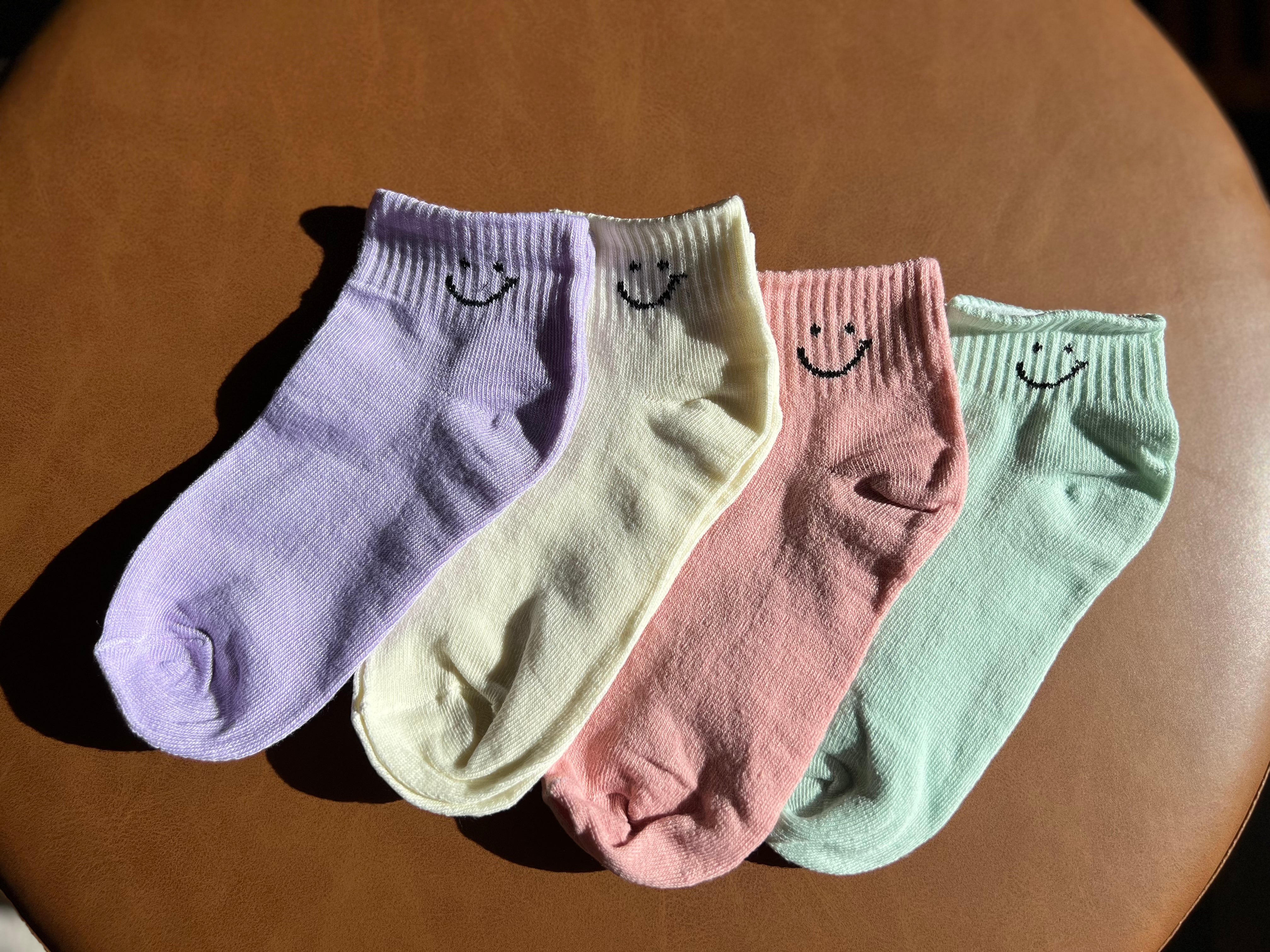 Crew Smile Socks