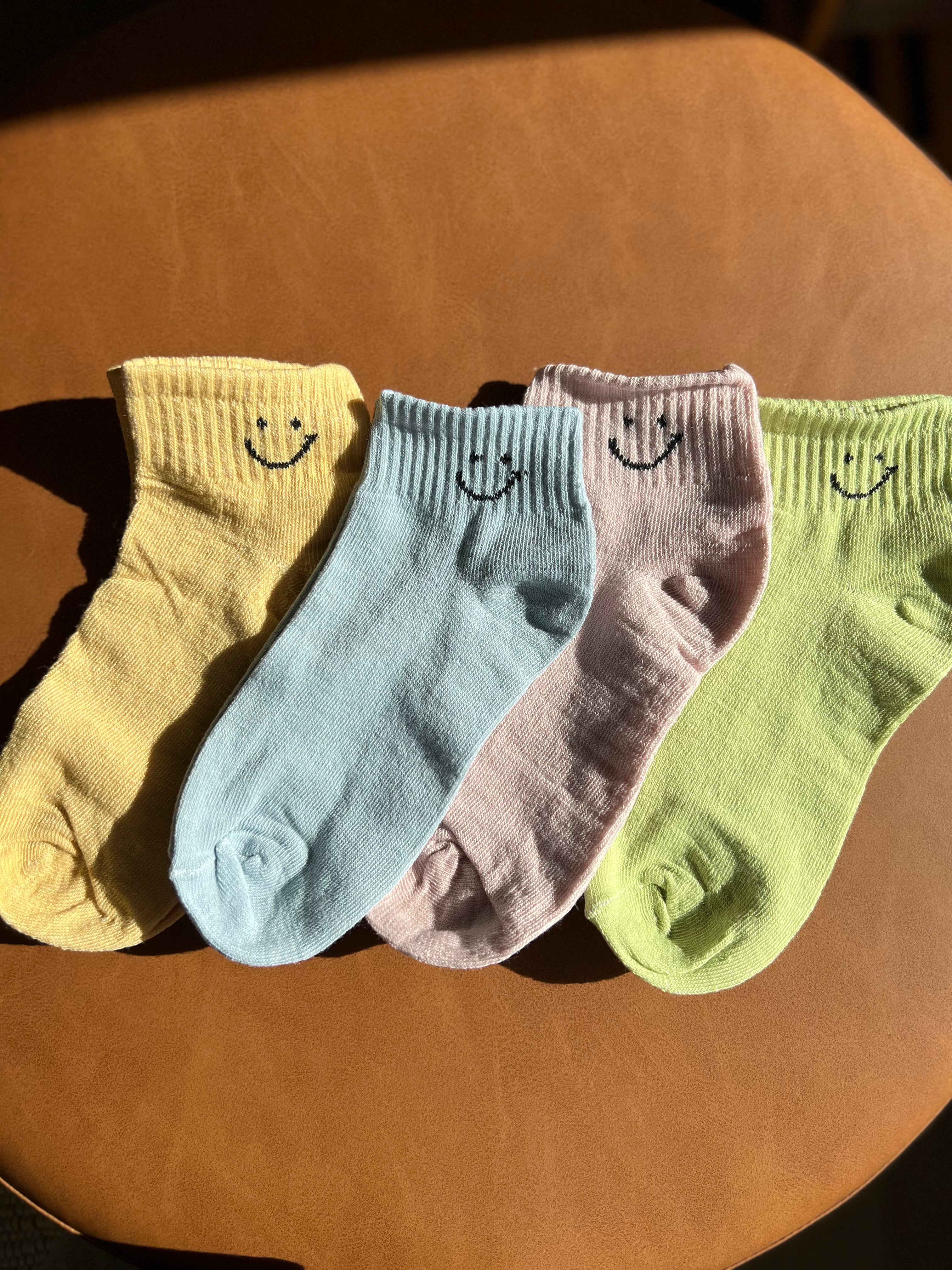 Crew Smile Socks